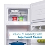 Danby 7.4 Cu Ft Top Freezer Refrigerator - DPF074B2WDB-6