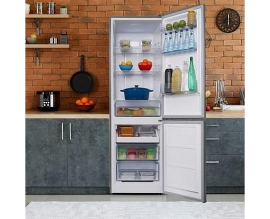 Danby 24-Inch, 10.3 Cu.Ft. Freestanding Bottom Freezer Refrigerator With Led Lighting - DBMF100B1SLDB