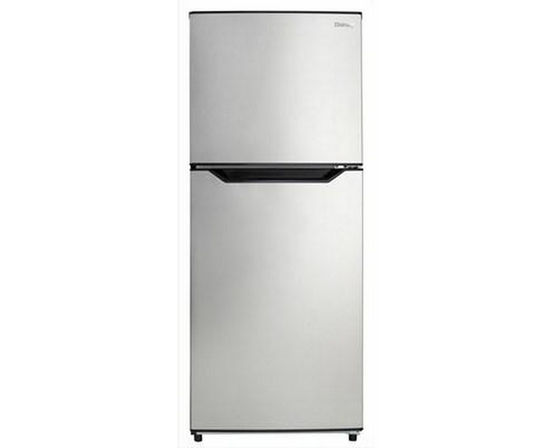Danby 23.44-Inch, 11.6 Cu. Ft. Freestanding Top Freezer Refrigerator - DFF116B2SSDBL
