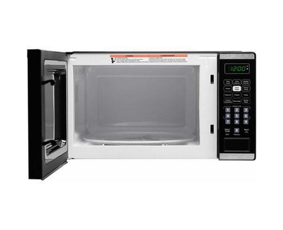 Danby 17-Inch, 0.7 Cu.Ft. Countertop Microwave Oven With 6 Auto Cook Options - DBMW0722BBS