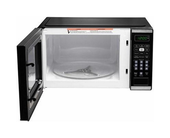 Danby 17-Inch, 0.7 Cu.Ft. Countertop Microwave Oven With 6 Auto Cook Options - DBMW0722BBS