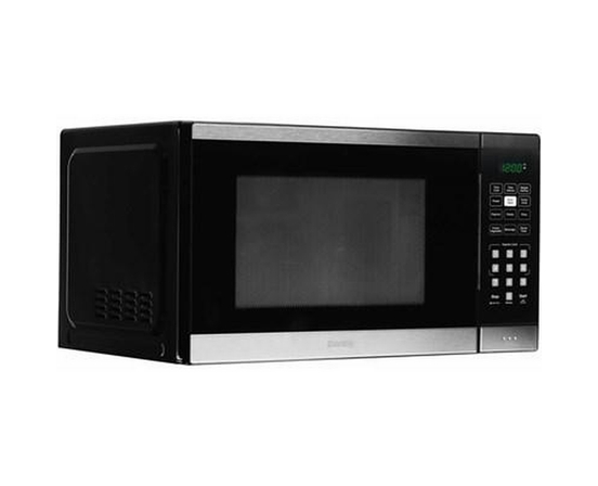 Danby 19-Inch, 0.9 Cu.Ft. Countertop Microwave Oven With 6 Convenient Auto Cook Options - DBMW0925BBS