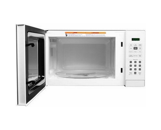 Danby 17-Inch, 1.1 Cu.Ft. Countertop Microwave Oven With 6 Convenient Auto Cook Options - DBMW1121BWW