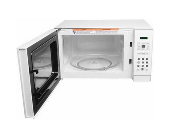 Danby 17-Inch, 1.1 Cu.Ft. Countertop Microwave Oven With 6 Convenient Auto Cook Options - DBMW1121BWW