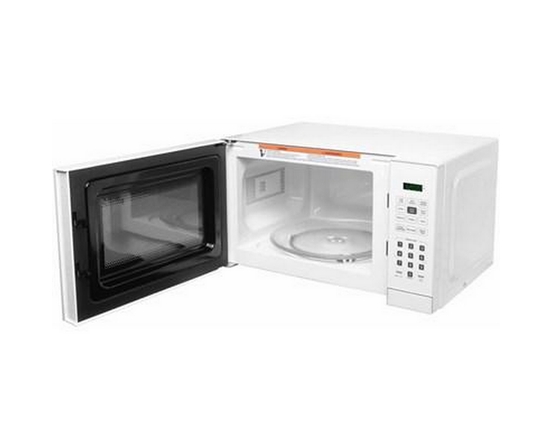 Danby 17-Inch, 1.1 Cu.Ft. Countertop Microwave Oven With 6 Convenient Auto Cook Options - DBMW1121BWW