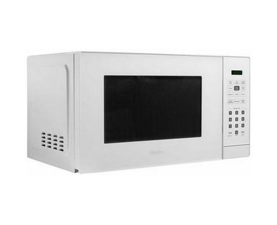 Danby 17-Inch, 1.1 Cu.Ft. Countertop Microwave Oven With 6 Convenient Auto Cook Options - DBMW1121BWW