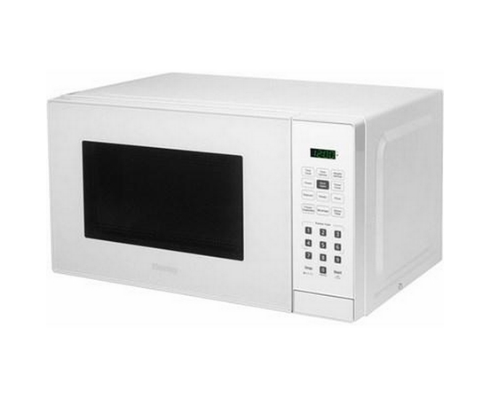 Danby 17-Inch, 1.1 Cu.Ft. Countertop Microwave Oven With 6 Convenient Auto Cook Options - DBMW1121BWW