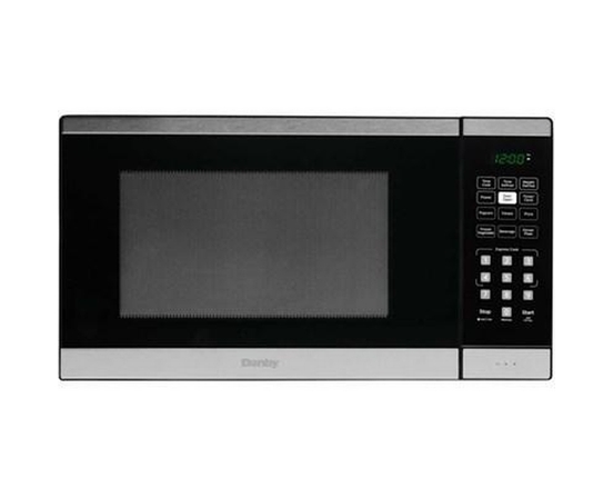 Danby 17-Inch, 1.1 Cu.Ft. Countertop Microwave Oven With 6 Convenient Auto Cook Options - DBMW1126BBS