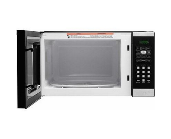Danby 17-Inch, 1.1 Cu.Ft. Countertop Microwave Oven With 6 Convenient Auto Cook Options - DBMW1126BBS