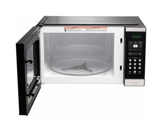Danby 17-Inch, 1.1 Cu.Ft. Countertop Microwave Oven With 6 Convenient Auto Cook Options - DBMW1126BBS