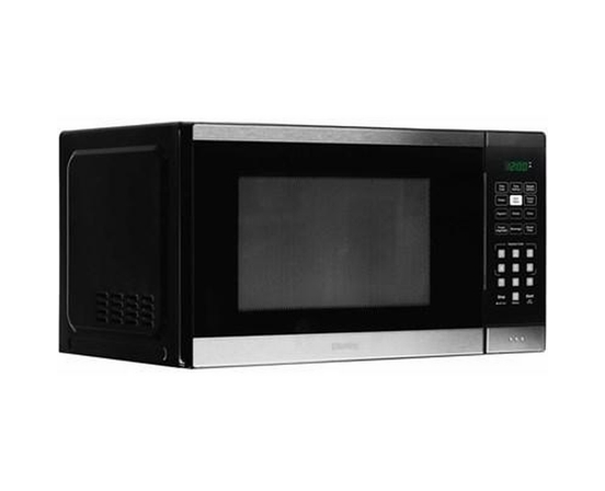 Danby 17-Inch, 1.1 Cu.Ft. Countertop Microwave Oven With 6 Convenient Auto Cook Options - DBMW1126BBS