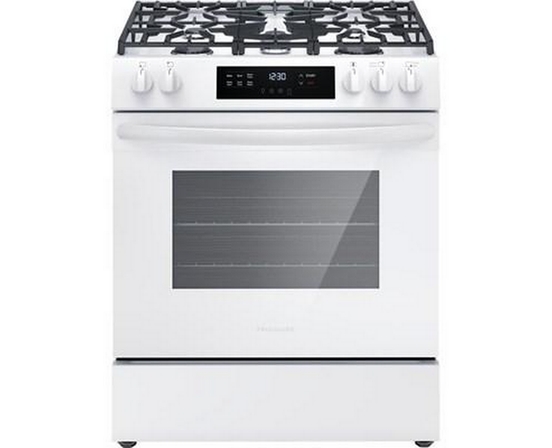 Frigidaire 30-Inch Freestanding Gas Range - FCFG3062AW