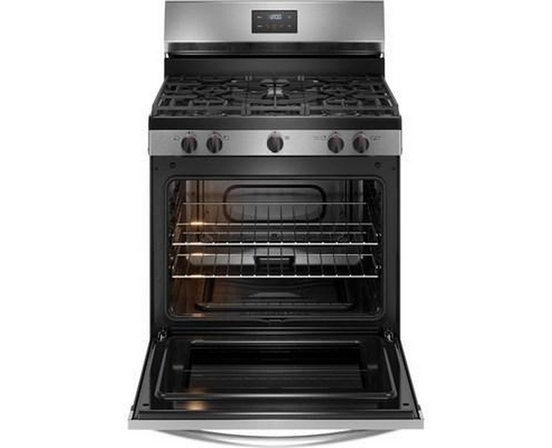 Frigidaire 30-Inch Freestanding Gas Range With 5 Burners - FCRG3052BS