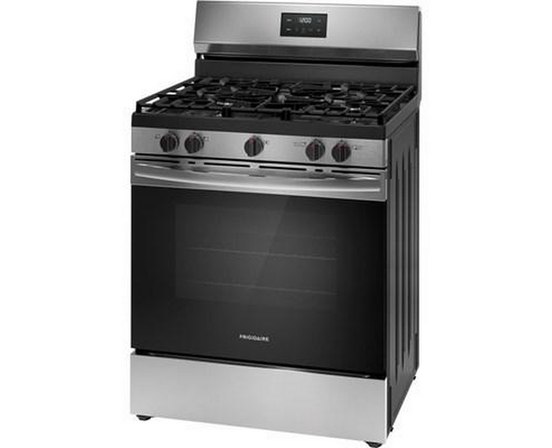 Frigidaire 30-Inch Freestanding Gas Range With 5 Burners - FCRG3052BS