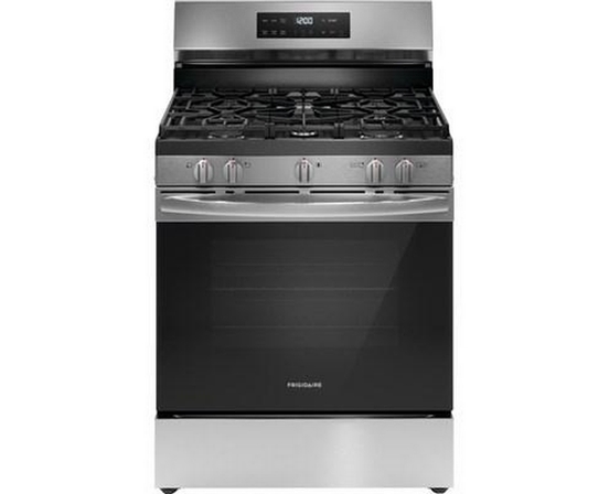 Frigidaire 30-Inch Freestanding Gas Range With Even Baking Technology - FCRG3062AS