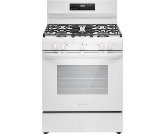 Frigidaire 30-Inch Freestanding Gas Range With Even Baking Technology - FCRG3062AW