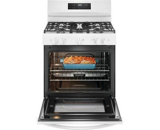 Frigidaire 30-Inch Freestanding Gas Range With Even Baking Technology - FCRG3062AW