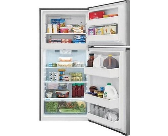 Frigidaire 27-Inch, 13.9 Cu.Ft. Freestanding Top Freezer Refrigerator With Eventemp® Cooling System - FFHT1425VV