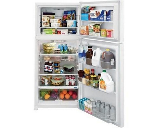 Frigidaire 30-Inch, 20 Cu.Ft. Freestanding Top Freezer Refrigerator - FFTR2045VW