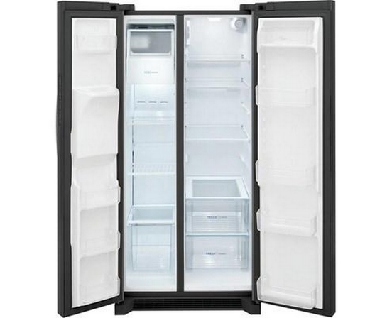 Frigidaire 33-Inch, 22.2 Cu.Ft. Freestanding Side-By-Side Refrigerator With Ice And Water Dispensing System - FRSS2323AD