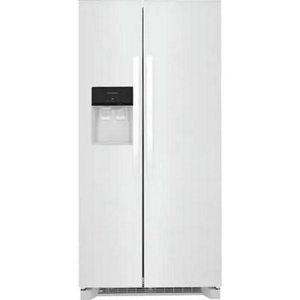 Frigidaire 33-Inch, 22.2 Cu.Ft. Freestanding Side-By-Side Refrigerator With Ice And Water Dispensing System - FRSS2323AW
