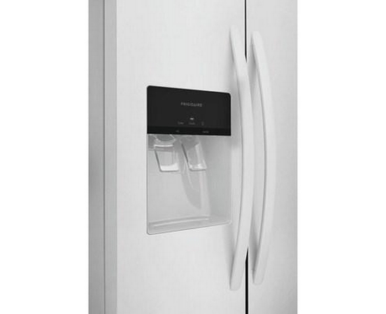 Frigidaire 33-Inch, 22.2 Cu.Ft. Freestanding Side-By-Side Refrigerator With Ice And Water Dispensing System - FRSS2323AW