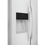 Frigidaire 33-Inch, 22.2 Cu.Ft. Freestanding Side-By-Side Refrigerator With Ice And Water Dispensing System - FRSS2323AW
