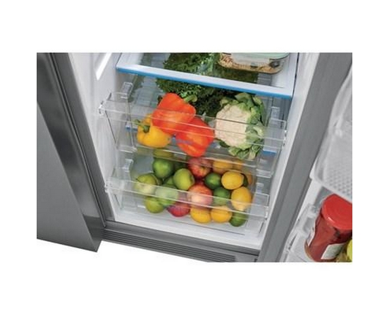 Frigidaire 36-Inch, 25.6 Cu.Ft. Freestanding Side-By-Side Refrigerator With Ice And Water Dispensing System - FRSS2623AS