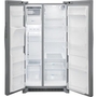 Frigidaire 36-Inch, 25.6 Cu.Ft. Freestanding Side-By-Side Refrigerator With Ice And Water Dispensing System - FRSS2623AS