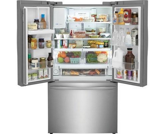 Frigidaire 36-Inch, 27.8 Cu. Ft. French 3-Door Refrigerator With Dispenser - FRFS2823AS