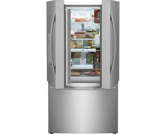 Frigidaire 36-Inch, 27.8 Cu. Ft. French 3-Door Refrigerator With Dispenser - FRFS2823AS