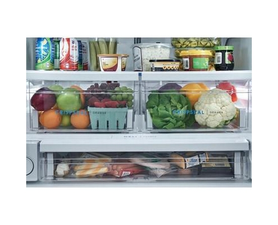 Frigidaire 36-Inch, 27.8 Cu. Ft. French 3-Door Refrigerator With Dispenser - FRFS2823AS