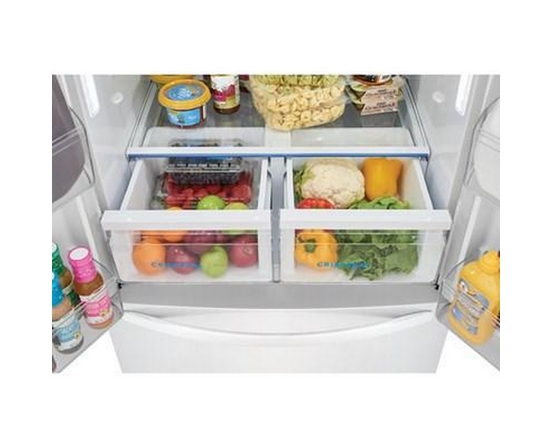 Frigidaire 17.6 Cu. Ft. Counter-Depth French 3-Door Refrigerator - FRFG1723AW