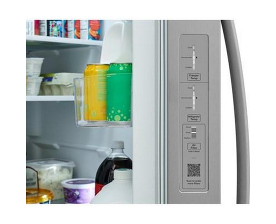 Frigidaire 36-Inch, 26 Cu. Ft. Standard-Depth Side-By-Side Refrigerator - FRSN2610AF