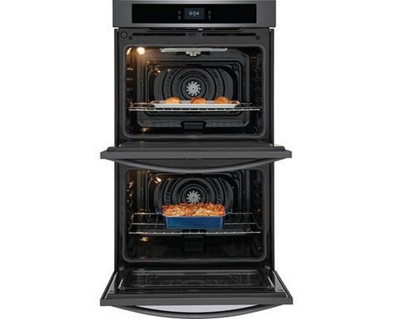 Frigidaire 30-Inch Double Electric Wall Oven With Fan Convection - FCWD3027AD