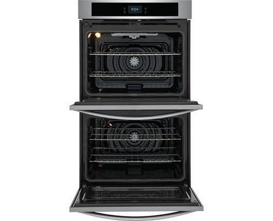 Frigidaire 30-Inch Double Electric Wall Oven With Fan Convection - FCWD3027AS