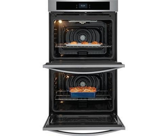 Frigidaire 30-Inch Double Electric Wall Oven With Fan Convection - FCWD3027AS