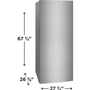Frigidaire 16 Cu. Ft. Upright Freezer - FFUE1626AV