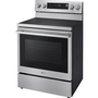 LG 30-Inch Smart Electric Range With Air Fry - LREN6325XE