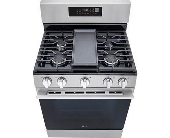 LG 30-Inch Smart Gas Range With Air Fry - LRGN6323Y