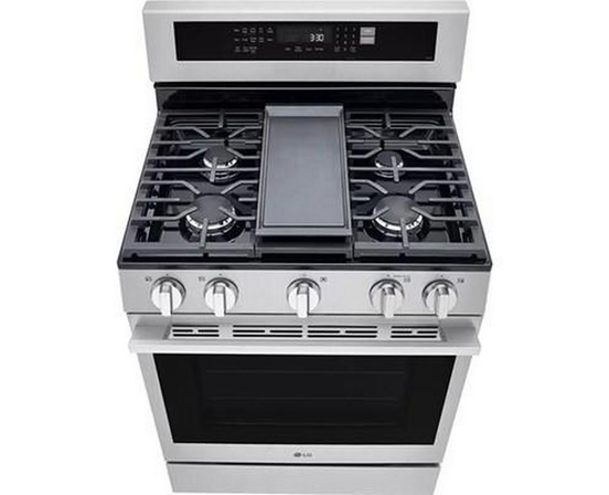 LG 30-Inch Smart Gas Range With Air Fry - LRGN6325X
