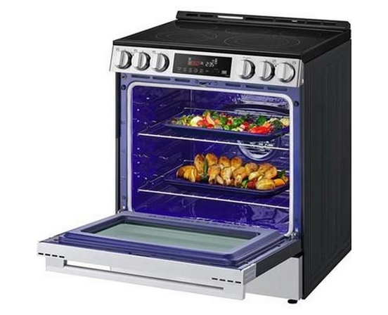 LG 30-Inch Smart Electric Slide-In Range With Air Fry - LSEL6333XE