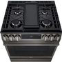 LG 30-Inch Slide-In Gas Range With Air Fry - LSGL6335Z