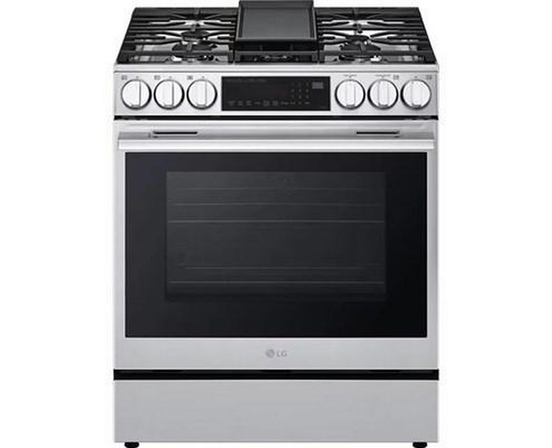 LG 30-Inch Slide-In Gas Range With Air Fry - LSGL6335X