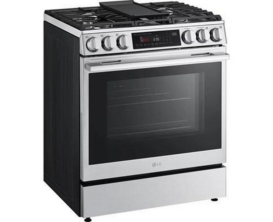 LG 30-Inch Slide-In Gas Range With Air Fry - LSGL6335X