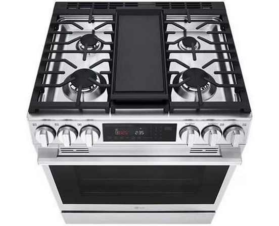 LG 30-Inch Slide-In Gas Range With Air Fry - LSGL6335X