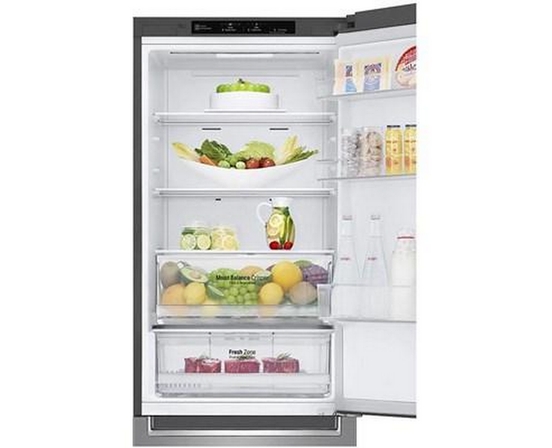 LG 24-Inch, 12 Cu.Ft. Counter-Depth Bottom-Freezer Refrigerator With Multi-Air Flow System - LBNC12231V