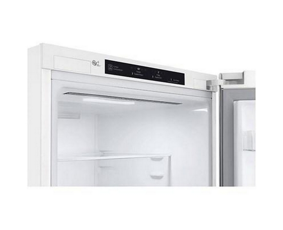 LG 24-Inch, 12 Cu.Ft. Counter-Depth Bottom-Freezer Refrigerator With Multi-Air Flow System - LBNC12231W