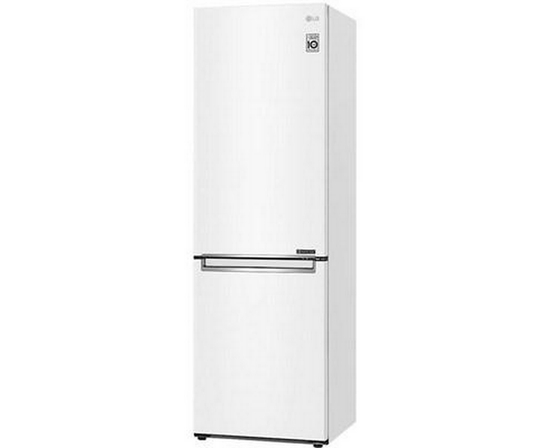 LG 24-Inch, 12 Cu.Ft. Counter-Depth Bottom-Freezer Refrigerator With Multi-Air Flow System - LBNC12231W