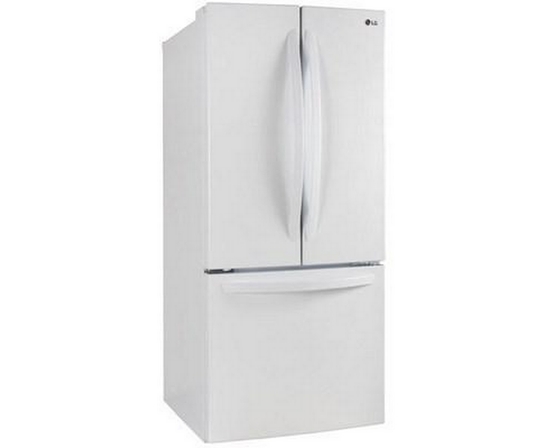 LG 30-Inch, 21.8 Cu.Ft. Freestanding French 3-Door Refrigerator With Smartdiagnosis™ Technology - LRFNS2200W